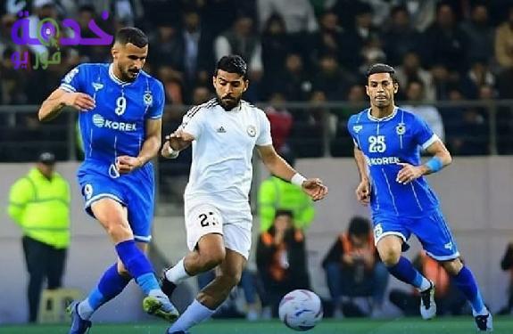 مباراة القوة الجوية والزوراء في الدوري العراقي 