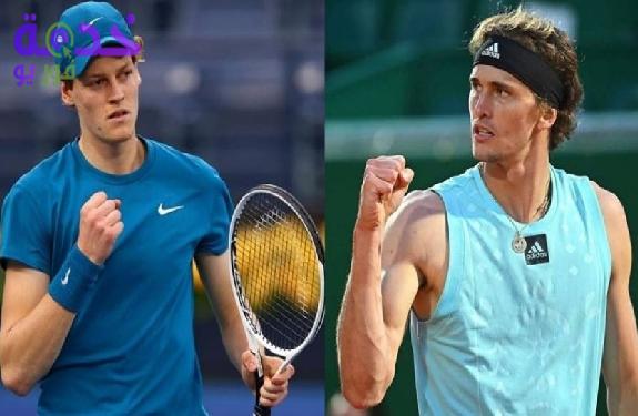 مباراة يانيك سينر وألكسندر زفيريف 