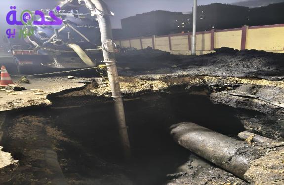 في 6 مناطق.. موعد عودة المياه للمناطق المتأثرة في الجيزة بعد كسر ماسورة