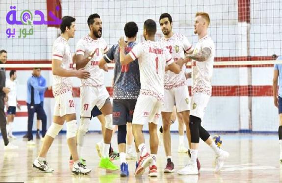 بث مباشر مشاهدة مباراة الزمالك والجزيرة في دوري الطائرة رجال